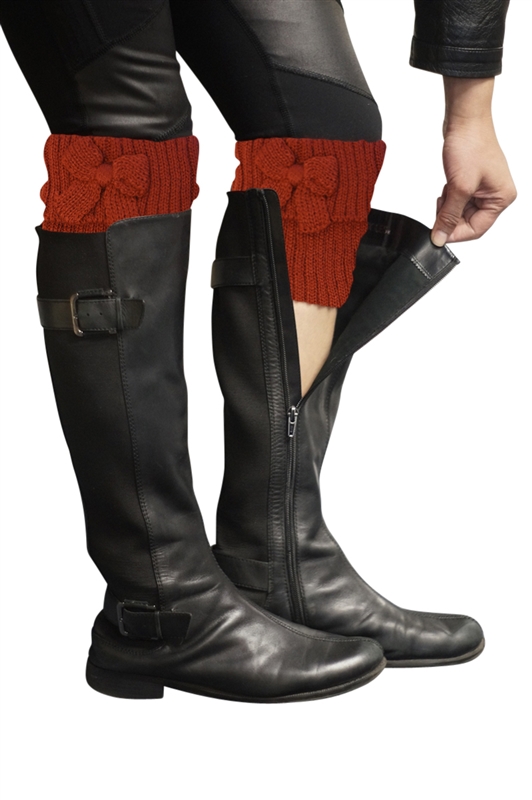 Boot Cuffs with Bow-Dynamic Asia