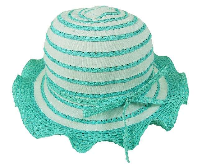 Child's Lacy Ruffle Sun Hat Wholesale Sun Hats for Kids-Dynamic Asia