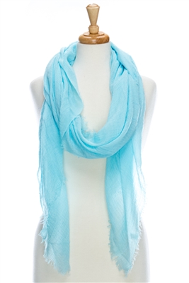 Color soft fringe lightweight summer scarves