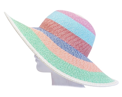 Colorblock Sun Hat Women Wholesale