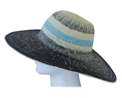 Colorblock Toyo Straw UV Sunhat