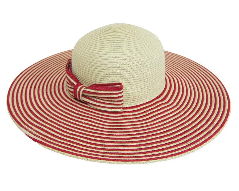 Festive Hats Bulk Wholesale Summer Hat Supplier- Dynamic Asia Striped Floppy Hat