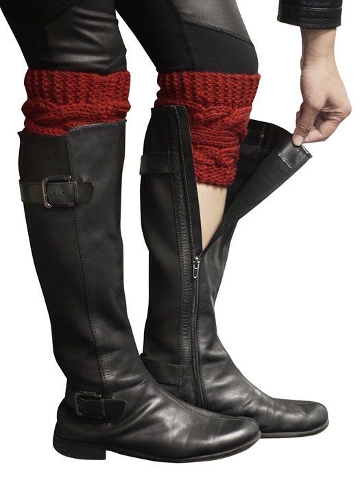 Peek a Boo View of the Leg Warmer Boot Cuff-Dynamic Asia