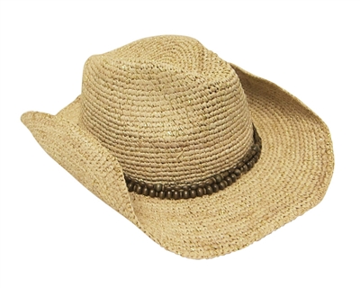 Raffia Straw Cowboy Hat Wholesale