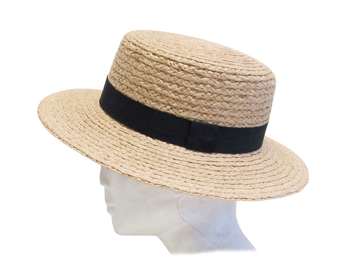 Raffia Straw Boater Hat-Dynamic Asia Fourth of July Hats Wholesale