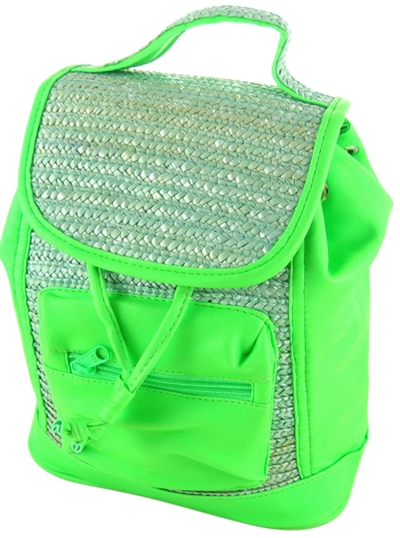 Vintage Neon 80's Style Backpack Vintage Inspired Accessories-Dynamic Asia