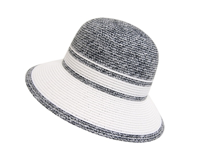 White and Gray Bucket Hat Wholesale