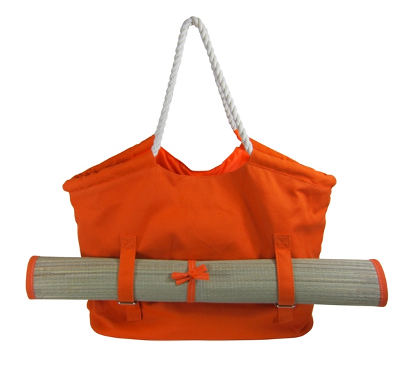 beach bag with mat