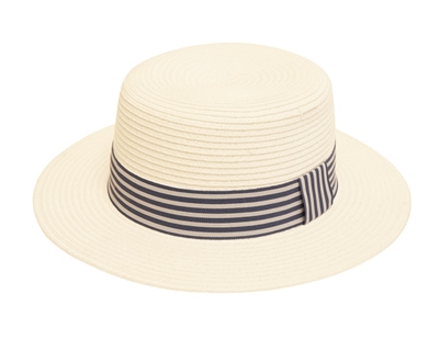 Wholesale Boater Hat White