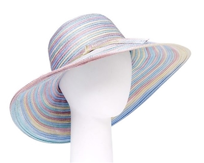 wholesale kentucky derby sun hats rainbow colors