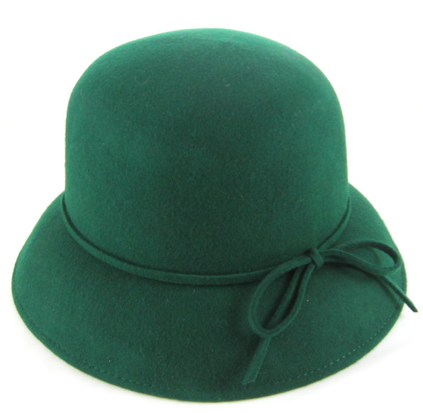 Wholesale Felt Hats For Women Green Bucket Hat- Dynamic Asia