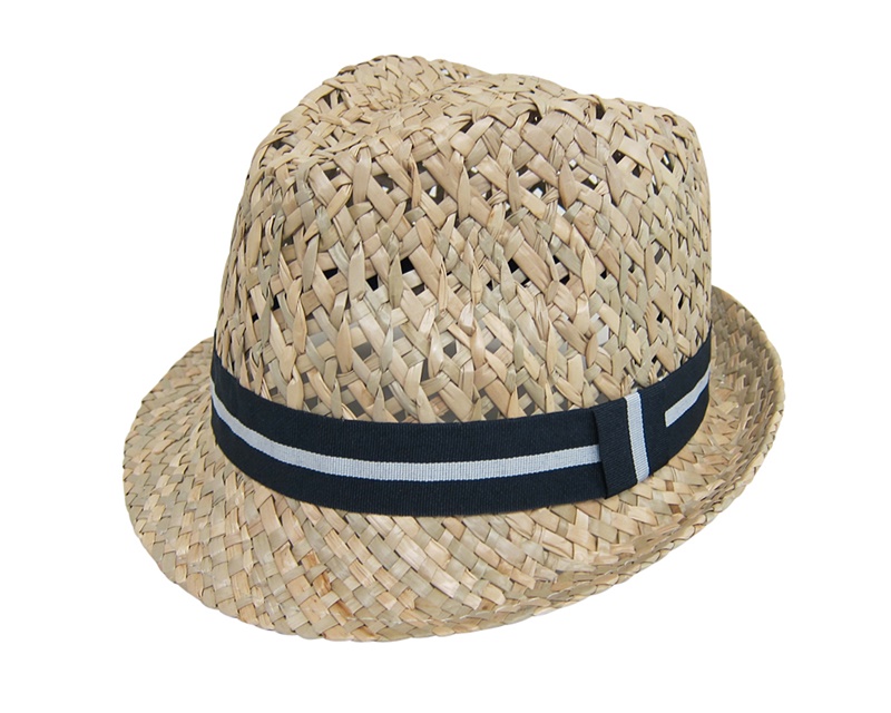 Wholesale Fourth of July Fedora with Striped Band- Dynamic Asia