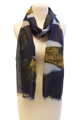wholesale earthy painted scarf