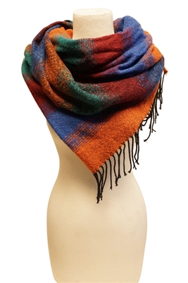 colorful wholesale blanket scarves for winter