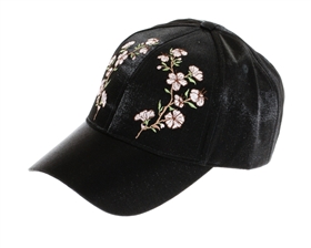 flower embroidered baseball hats wholesale
