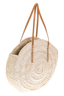 ladies summer straw wholesale round beach bags