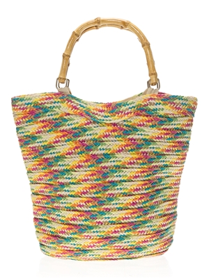 multi color woven wholesale straw beach bags