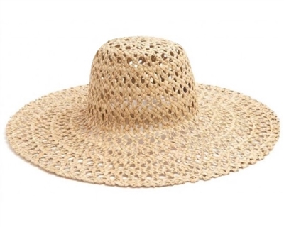 open woven straw girls hats wholesale