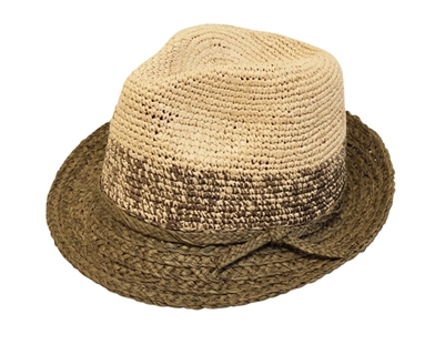 wholesale straw fedora hats raffia