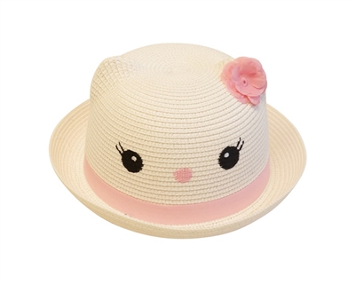 straw kitty hats