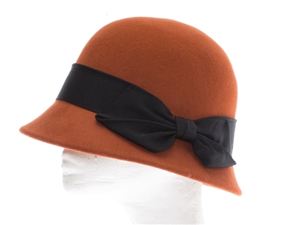 wholesale vintage cloche hats retro wool felt bucket hat