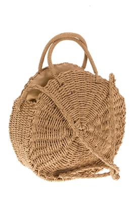 wholesale circle bags straw summer handbag usa