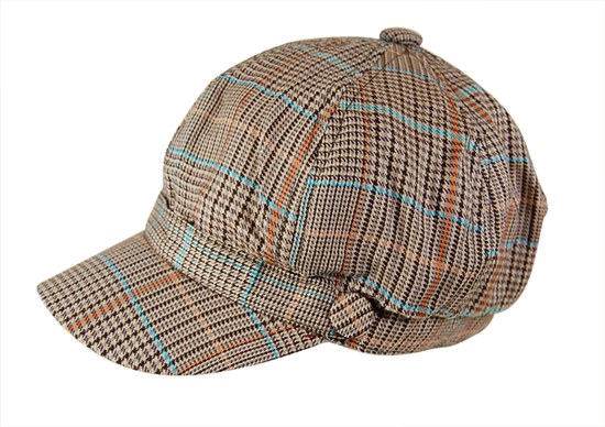 wholesale-fashion-cap-plaid-cabbie