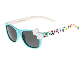 wholesale flexible flower UV kids sunglasses