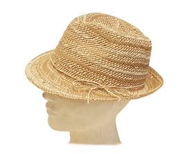 wholesale hand woven straw fedora dad hat