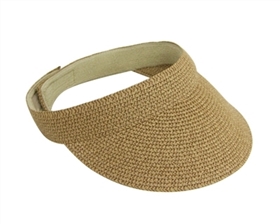 wholesale heathered sewn braid visor