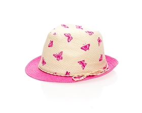 wholesale kids butterfly fedora hat