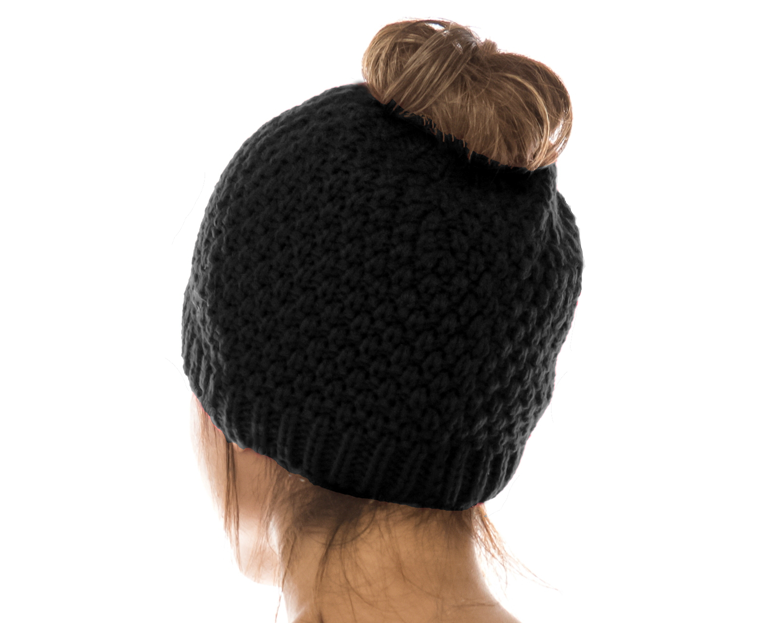 wholesale messy bun beanie hats