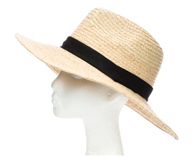 wholesale raffia straw safari dad hat