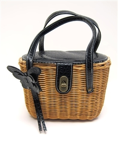 wholesale rattan butterfly purse