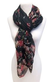 wholesale scattered flower scarf