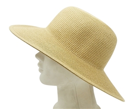 wholesale shimmery straw sun hat