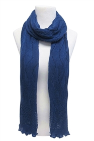 wholesale winter scarves blue