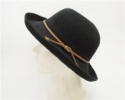 womens-black-bucket-hats-winter-hat-wholesale