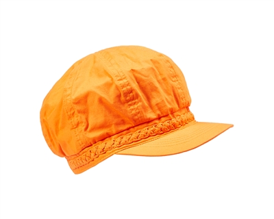 womens wholesale fisherman caps orange cabbie hat